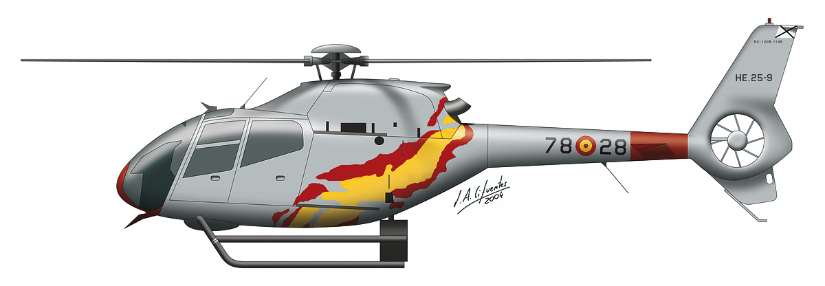 схема вертолета Eurocopter EC120